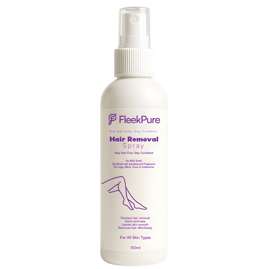 FleekPure Hair Removal Spray – Painless Full Body Solution