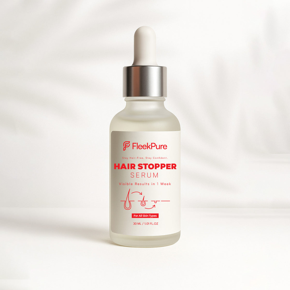 FleekPure Hair Stopper Serum – Hair Growth Inhibitor for Women